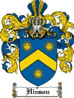 Hinson Coat of Arms / Hinson Family Crest