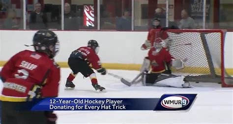 12-year-old hockey player donating for every hat trick - Operation Hat ...