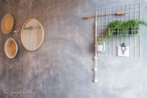 How to paint a faux concrete wall in five easy steps - Songbird