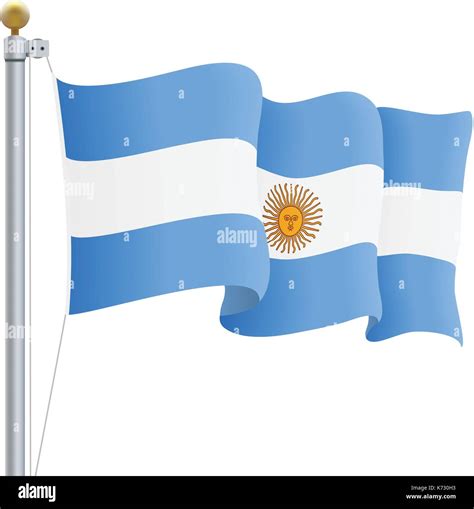 Bandera Argentina Dibujo