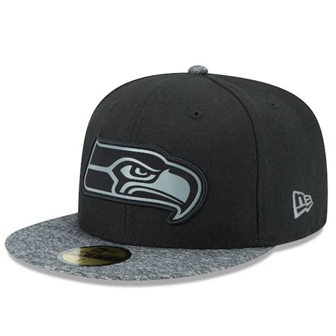 Men's Seattle Seahawks New Era Black/Gray NFL Collection 59FIFTY Fitted Hat - NFLShop.com