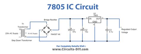 Ic 7805 Internal Circuit Diagram - Wiring View and Schematics Diagram