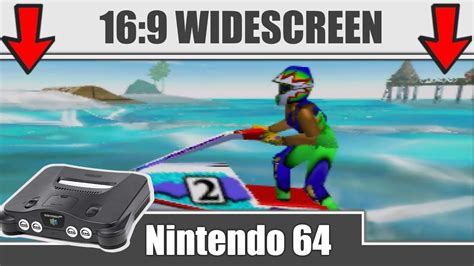 Wave Race 64 NTSC-US Widescreen Patch on Nintendo 64 console for Everdrive64 - YouTube