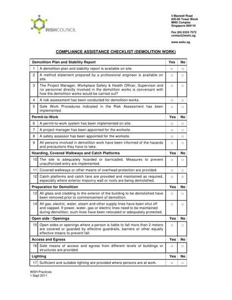 Demolition Safety Plan Template - prntbl.concejomunicipaldechinu.gov.co