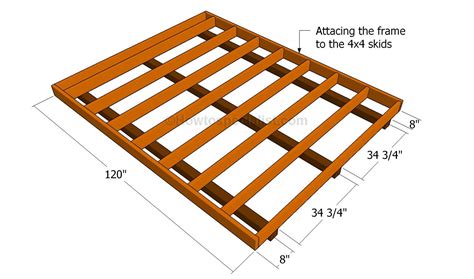 How to build a shed floor | HowToSpecialist - How to Build, Step by Step DIY Plans | Shed floor ...