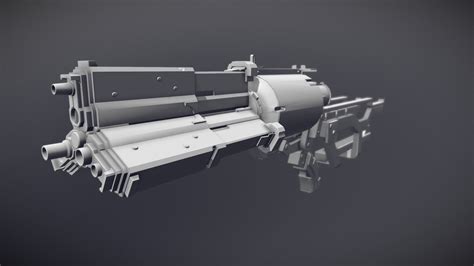 Pulse Rifle Dead Space - 3D model by Val.V [afdc85d] - Sketchfab