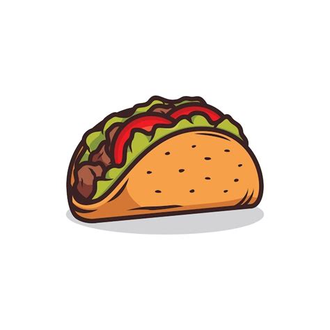 Premium Vector | Taco illustration