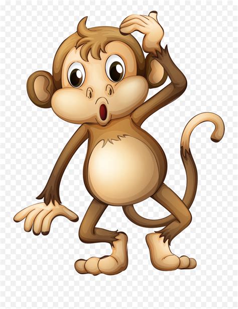 Transparent Monkey Clipart - Transparent Monkey Png Cartoon Emoji ...