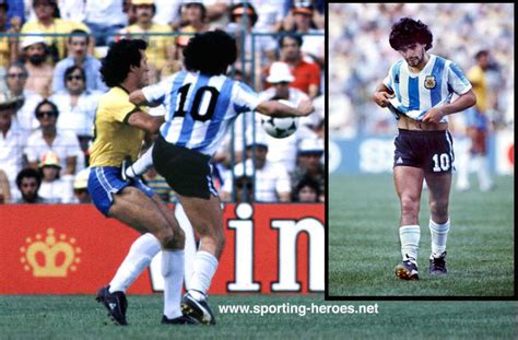 Diego MARADONA - 1982 World Cup Red Card moment. - Argentina