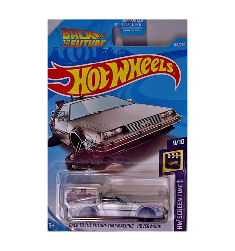 Hot Wheels Back to the Future Time Machine Delorean DMC-12 Hover Mode ...