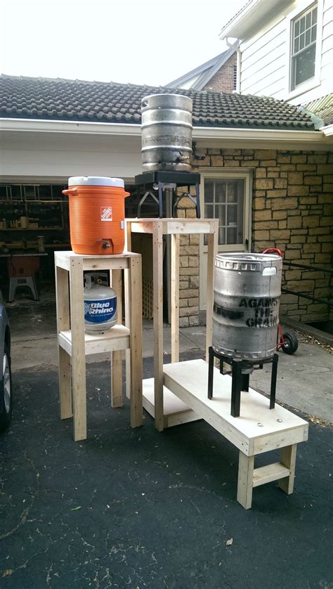 Collapsible Brew Stand | Home brewing beer, Brew stand, Home brewing equipment