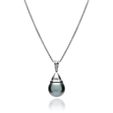 Tahitian Black Pearl Pendant | JM Edwards Jewelry