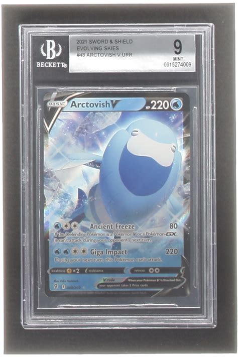 Arctovish 2021 Pokemon Sword and Shield Evolving Skies #48 (BGS 9 ...