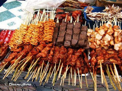 Street food on sticks.. yum! Baguio City, Philippines | Pinoy street food, Street food, Filipino ...
