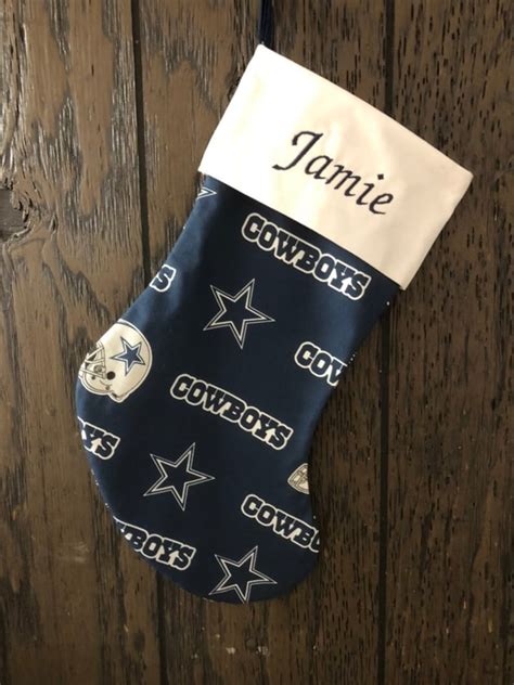 Dallas Cowboys Christmas Stocking - Etsy