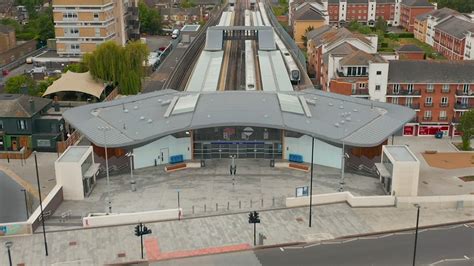 Crossrail release new aerial shots of Abbey Wood station - Murky Depths