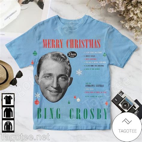 Bing Crosby Merry Christmas Album Cover Shirt - Tagotee