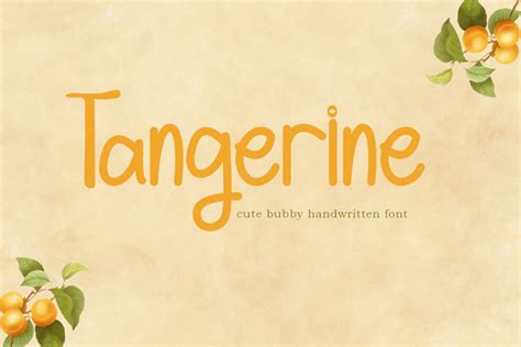 Tangerine Font | rony-studio | FontSpace