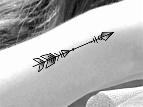 Arrow Temporary Tattoo / Cute Arrow Tattoo - Etsy