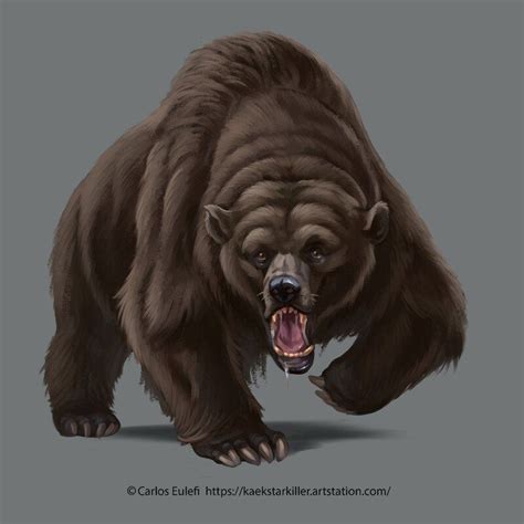 ArtStation - Cave Bear in 2022 | Cave bear, Bear art, Bear character design