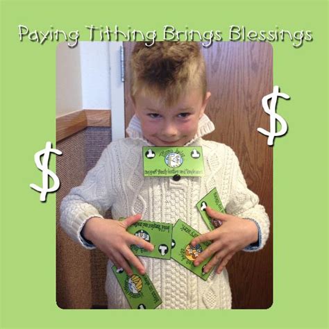 TITHING Lesson Lifesaver Activity: "Tithing Bills Match Game" for Come ...