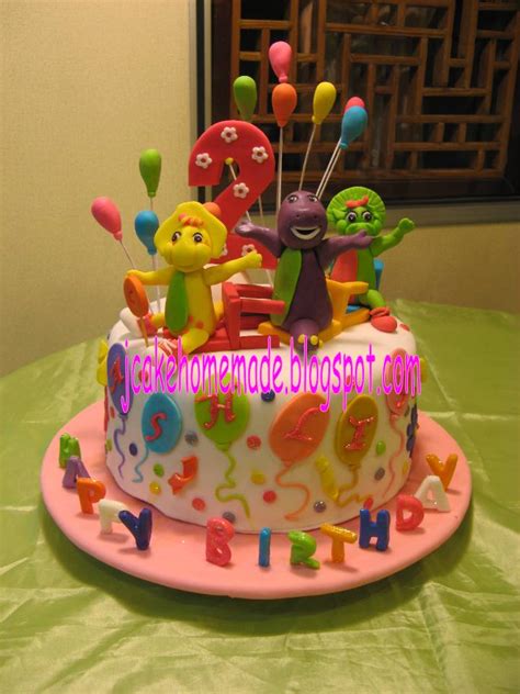 Jcakehomemade: Barney and friends theme cake