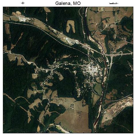 Aerial Photography Map of Galena, MO Missouri