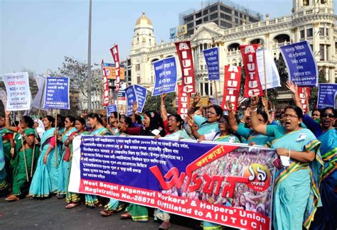 Anganwadi Workers' demonstration