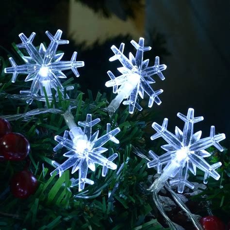 Christmas Snowflake String Lights | Christmas Snowflakes Lightings - Led Snowflake - Aliexpress