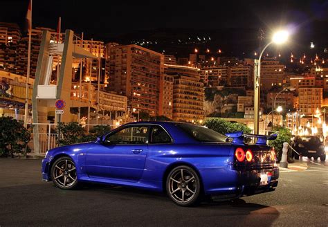 Blue Nissan Skyline R34 Wallpapers - Top Free Blue Nissan Skyline R34 ...