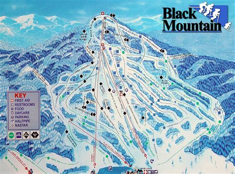 Black Mountain Ski Trail Map - Jackson NH 03846 • mappery