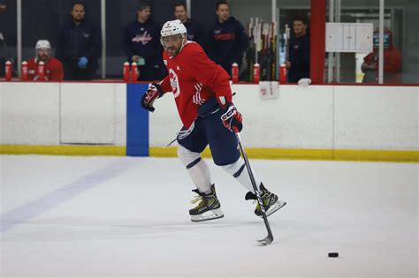 Alex Ovechkin debuts strange, striped tape job on stick blade during practice