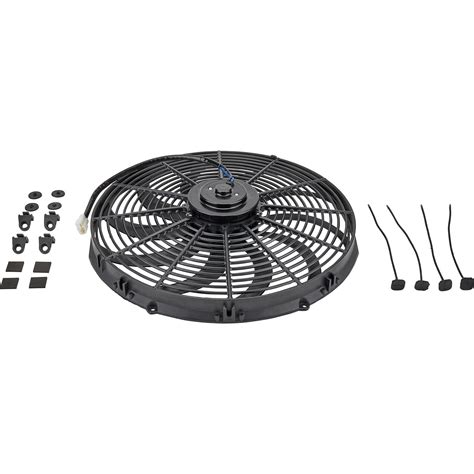 Single 16 Inch Fan and Shroud Combo for 26 Inch Radiators