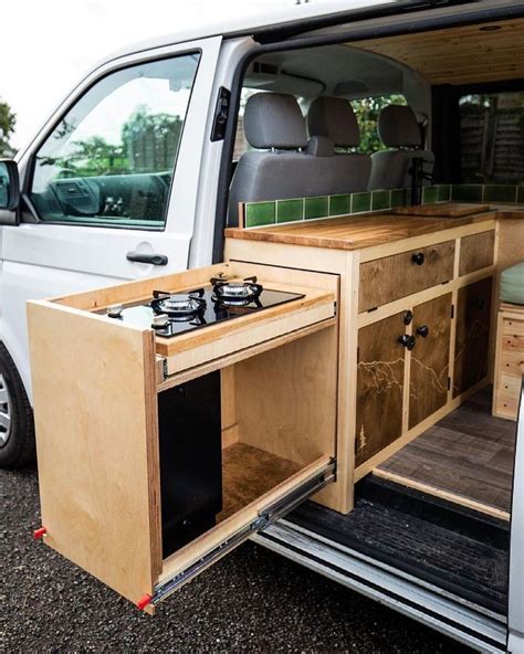 Project Van Life 🚐 on Instagram: “Slide out kitchen 😍 Building a ...