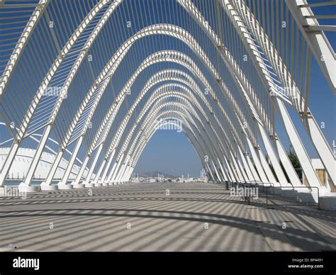 Arch, Athens Olympic Sports Complex, Marousi, Athens, Attica, Greece Stock Photo - Alamy