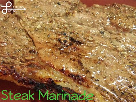 Sirloin Steak Marinade