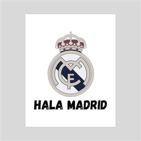 Hala madrid (Real madrid logo), an art print by Florentino Tejada - INPRNT