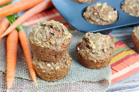 Applesauce Healthy Carrot Cake Muffins recipe « Running in a Skirt