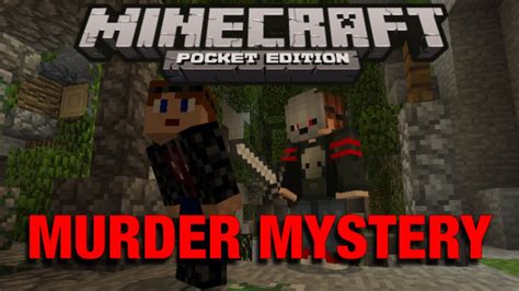 MURDER MYSTERY IN MINECRAFT PE! - YouTube