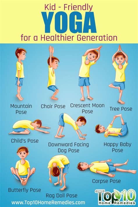 Yoga for Kids: 10 Easy Yoga Poses & Their Health Benefits | Yoga for ...