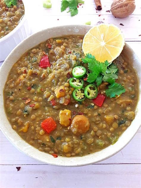 Moroccan Lentil Stew - Instant Pot - Profusion Curry