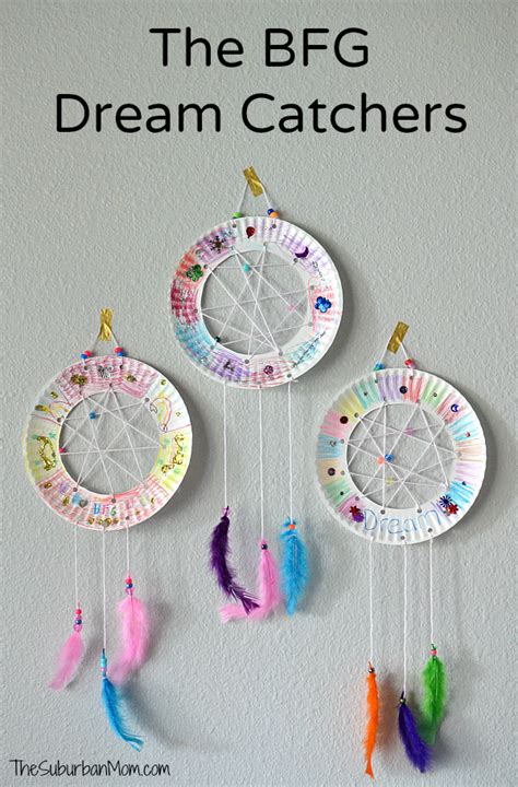 The BFG Paper Plate Dream Catchers Craft | Dream catcher for kids, Crafts, Dream catcher craft