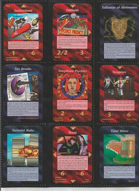 UNLIMITED 1995 COMPLETE SET 409 Illuminati INWO Card Game ***HIGH GRADE MINT*** | eBay