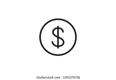 Simple Dollar Sign Icon