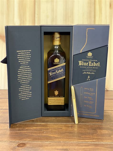 JOHNNIE WALKER BLUE LABEL SCOTCH 750ML - Cork 'N' Bottle