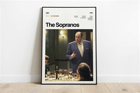 The Sopranos Poster, The Sopranos Tv Series Poster Wall Decor, The Sopranos Poster Print, Tv ...