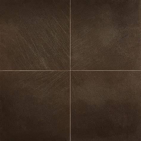 Bond Tile Remnant Brown 24 in. x 24 in. Textured Porcelain Floor and Wall Tile (4 Pieces 14.98 ...