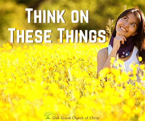 Think on These Things | Oak Grove Church of Christ