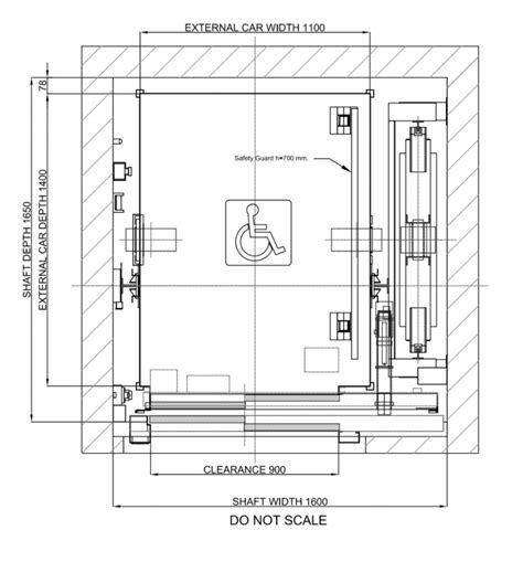 Elevator Plan Drawing