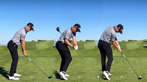 Justin Thomas golf swing in slow motion with iron swings and driver ...